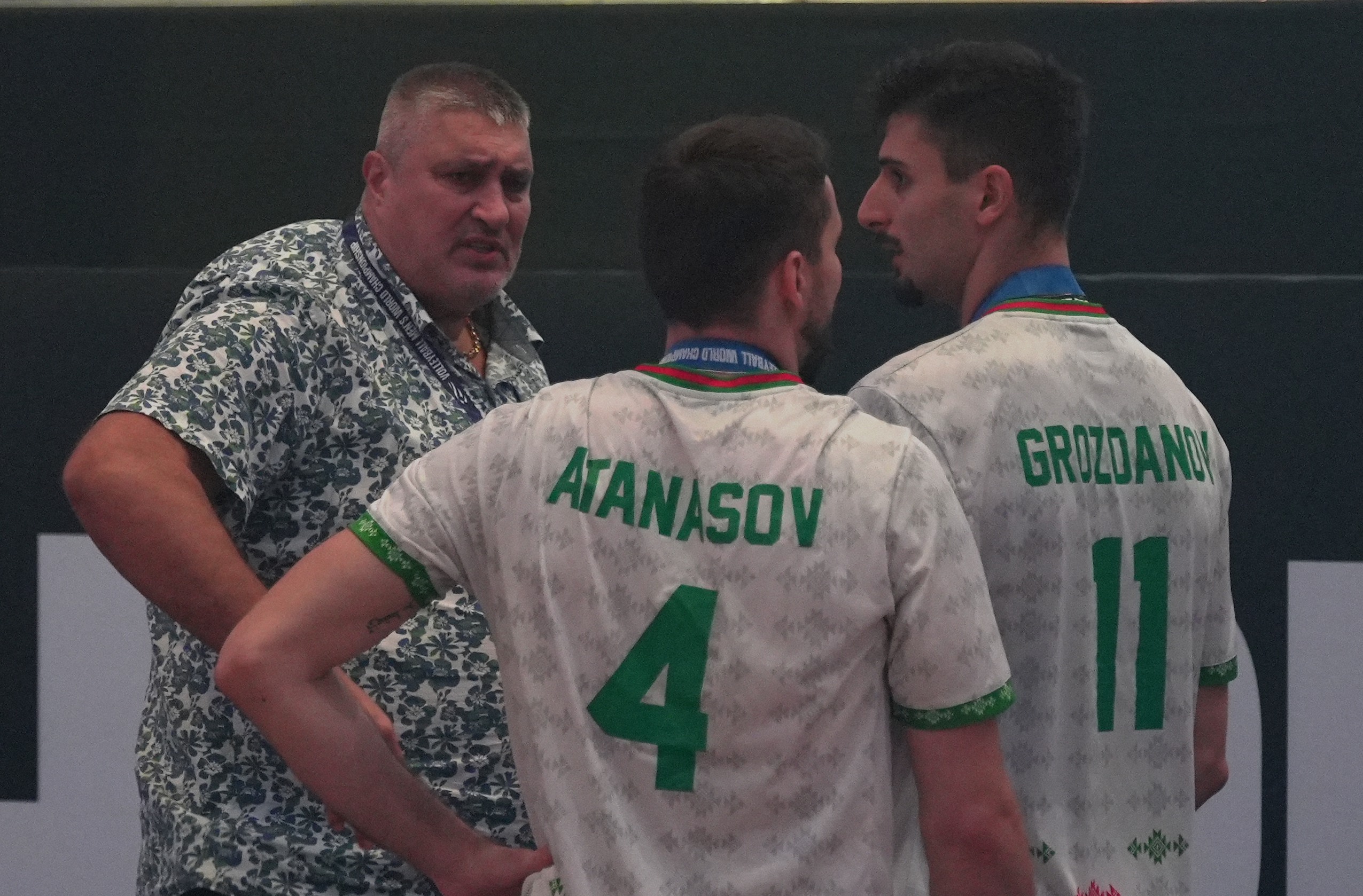 <p>Награждаване на България на Световното по волейбол.</p>
