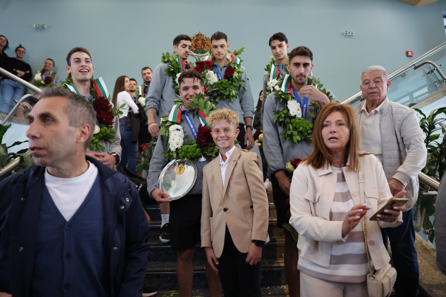 Посрещане на световните вицешампиони1