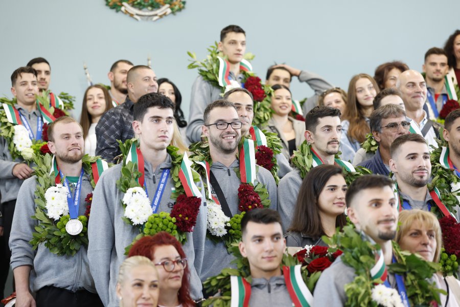Посрещане на световните вицешампиони1