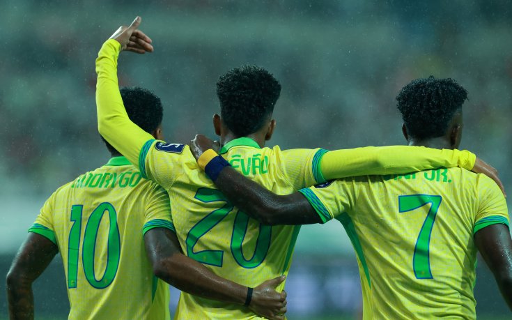 Естевеао и Родриго блеснаха при разгром на Бразилия над Южна Корея