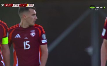 Шок в Рига: Андора попари латвийските надежди с 2:2