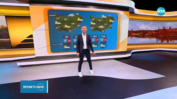 Прогноза за времето (13.10.2025 - сутрешна)
