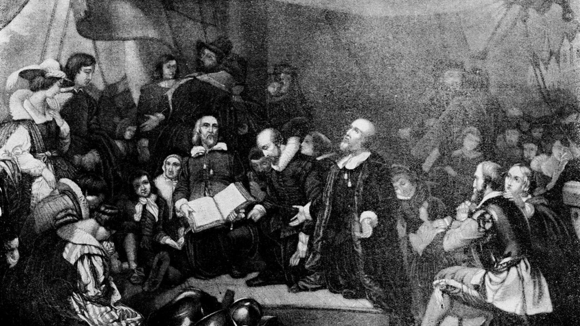 Пуританите са група английски протестанти живели 16 и 17 век