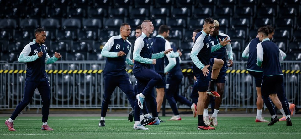 Тренировка на Лудогорец в Берн преди мача с Йънг Бойс1