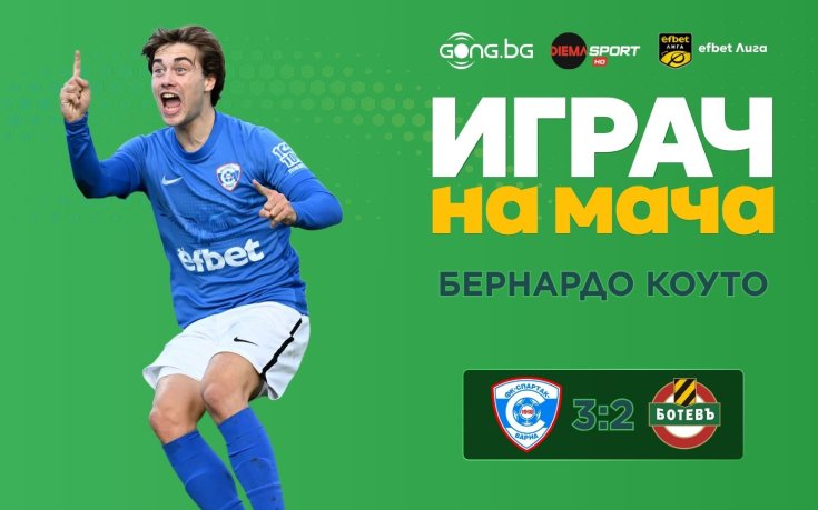 Логичен избор! Коуто над всички на Спартак Вн – Ботев Пд