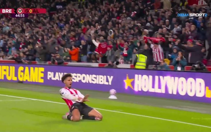 Кевин Шаде удвои за Брентфорд срещу Ливърпул