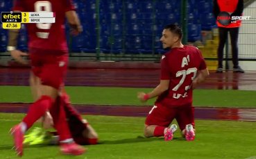 Илиан Илиев също се разписа за ЦСКА срещу Берое