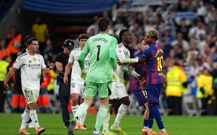 Нервите не издържаха! Меле между Реал Мадрид и Барселона, полицията се намеси (видео)