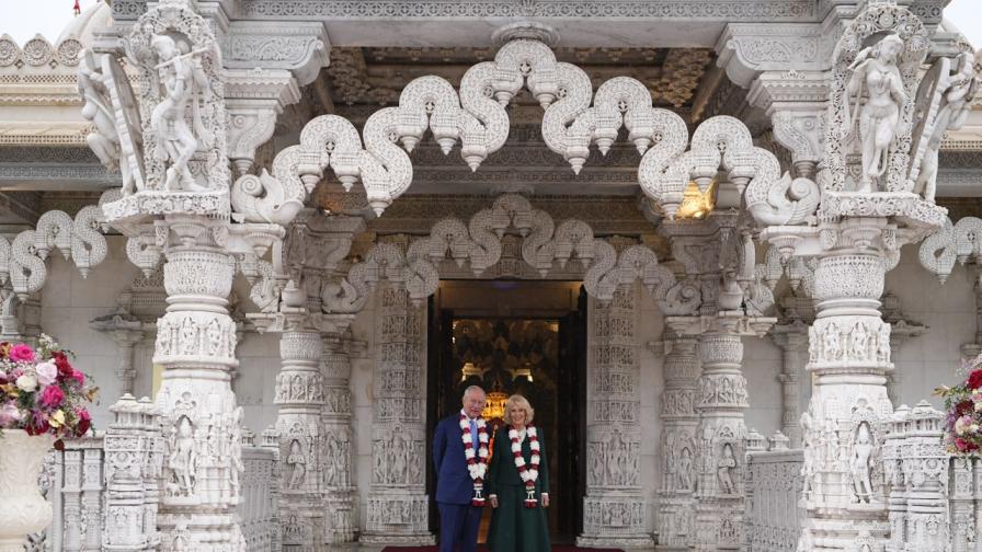 Индия в сърцето на Лондон - Чарлз и Камила с... Индия в сърцето на Лондон - Чарлз и Камила с...