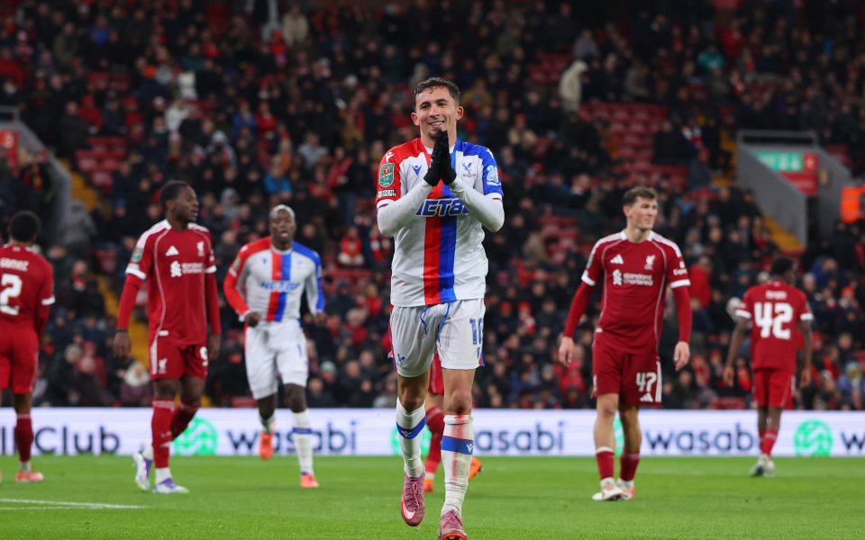 Кристъл Палас разби резервния състав на Ливърпул в Карабао Къп