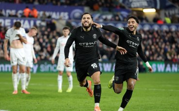 Манчестър Сити се поизпоти срещу Суонзи в Карабао Къп