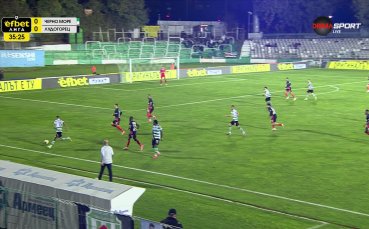Черно море - Лудогорец 0:0 /първо полувреме/