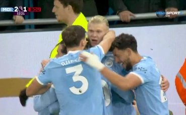 Халанд отбеляза втори гол за Ман Сити срещу Борнемут