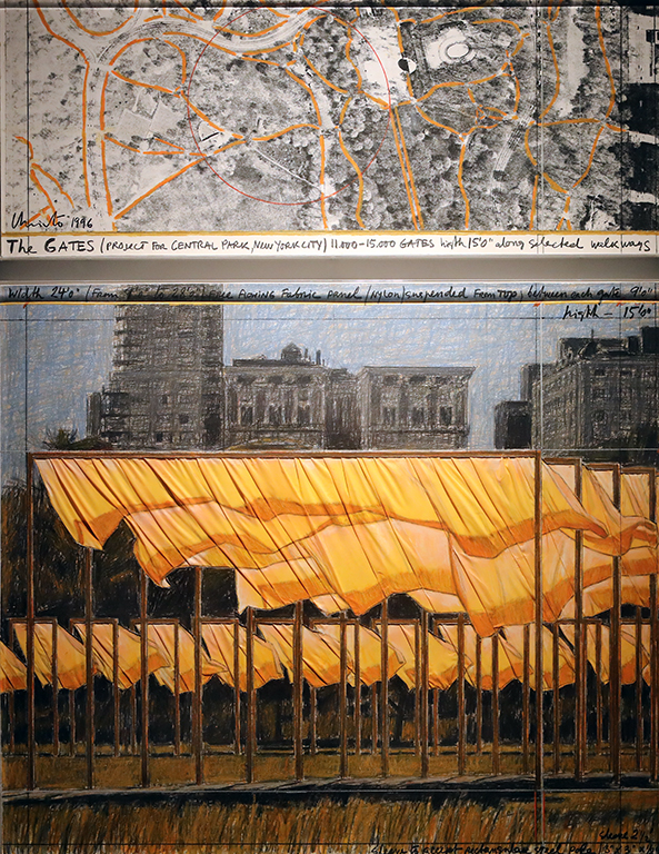 <p>Осъществяването на този проект отнема цели 24 години, през които Кристо и Жан-Клод реализират други 8 проекта, включени в изложбата: &bdquo;Портите&ldquo; в Сентръл Парк, Ню Йорк Сити, (1979&ndash;2005); &bdquo;Чадърите&ldquo; в Япония и САЩ (1984&ndash;1991); &bdquo;Опакованият Пон Ньоф&ldquo; в Париж (1975&ndash;1985);</p>