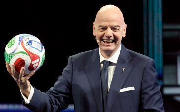 Президентът на ФИФА показа чувство за хумор