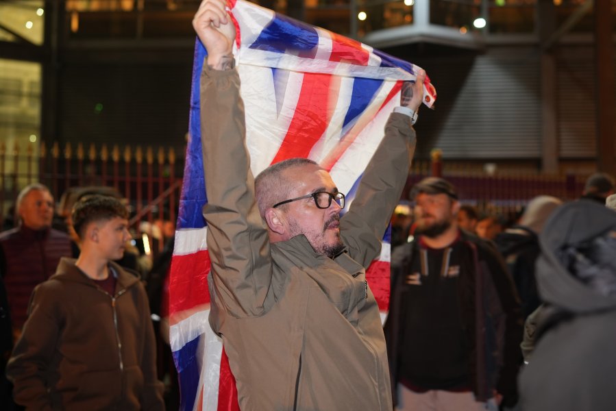 Астън Вила Макаби Тел Авив протести1