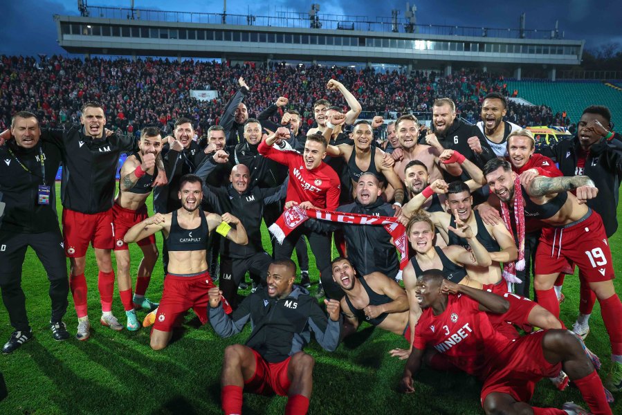 Радостта на ЦСКА след победата над Левски1