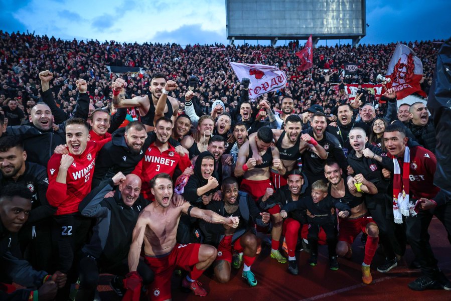 Радостта на ЦСКА след победата над Левски1