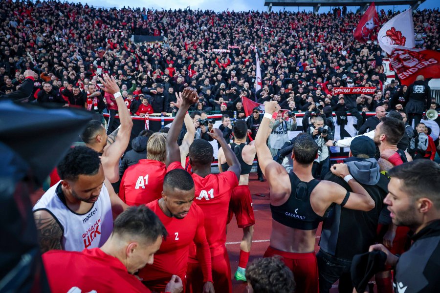 Радостта на ЦСКА след победата над Левски1