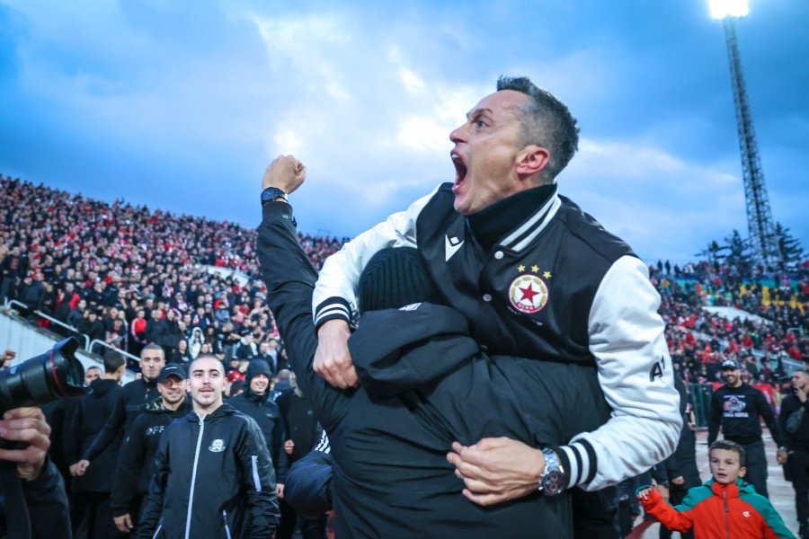 Радостта на ЦСКА след победата над Левски1