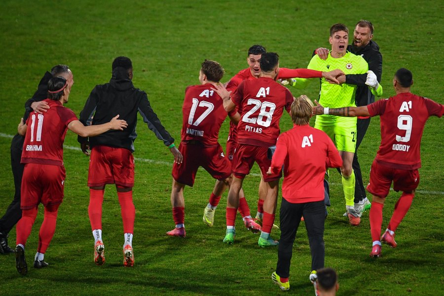 Радостта на ЦСКА след победата над Левски1