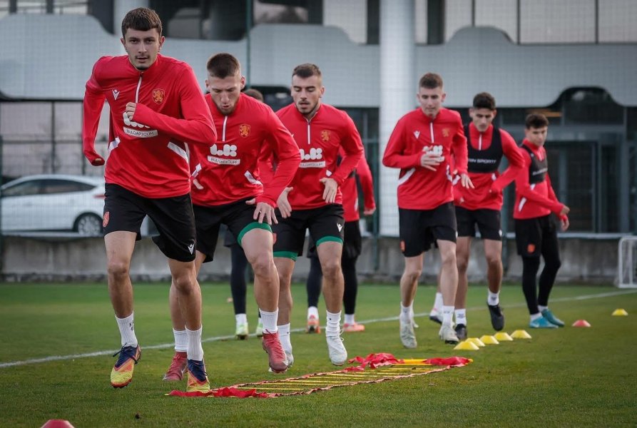 Тренировка на младежкия национален отбор по футбол1