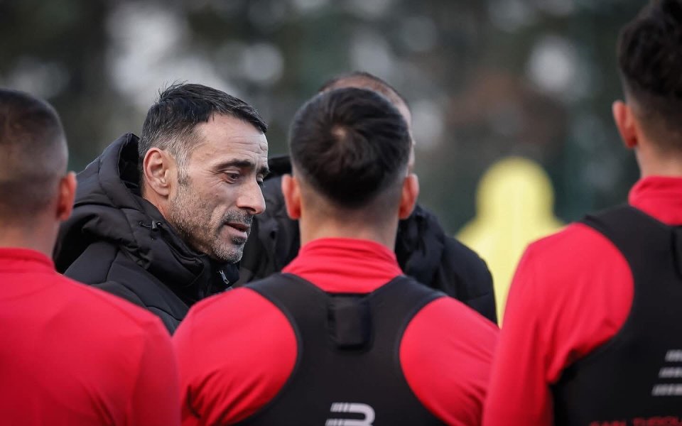 Тренировка на младежкия национален отбор по футбол, 11.11.2025 г.