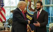 Доналд Тръмп и Ахмед ал-Шараа в Овалния кабинет