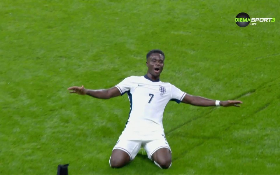 Букайо Сака даде преднина на Англия срещу Сърбия