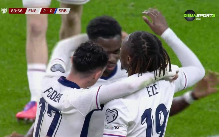 Еберечи Езе удвои преднината на Англия