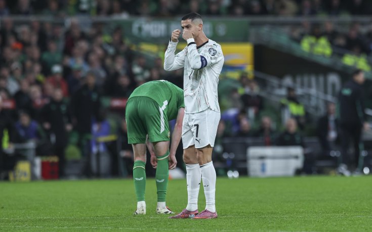 Вижте циничния жест на Роналдо, с който провокира феновете на Ирландия (видео)