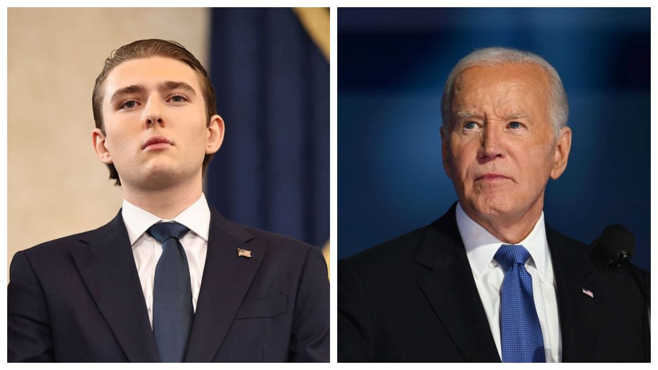 Какво каза Барън Тръмп на Джо Байдън минути преди безмилостната реч на баща си при встъпването в длъжност