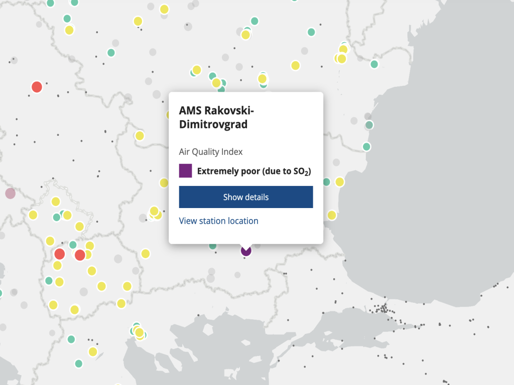 Замърсяване със серен диоксид