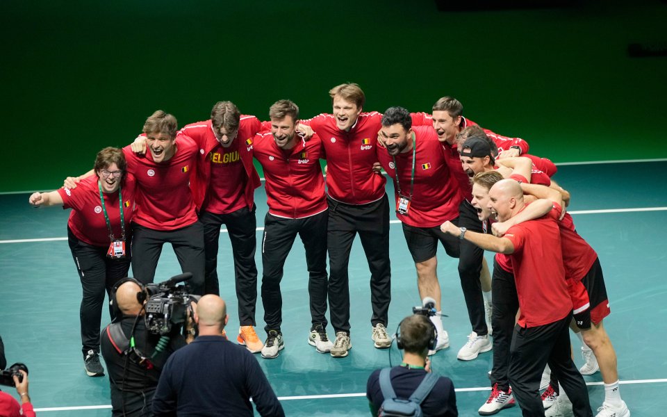 Белгия се класира за 1/2-финалите на Купа Дейвис