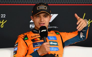 Норис: Пистата бе изключително хлъзгава, беше много напрегнато