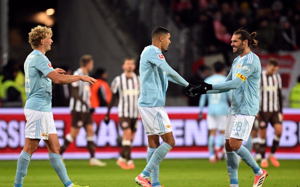 Унион Берлин постигна минимална победа над Санкт Паули