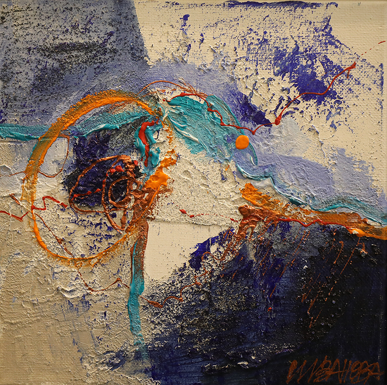 <p>&bdquo;След като намеря вдъхновение, взимам празното платно подготвено, за да нанасям боите...</p>