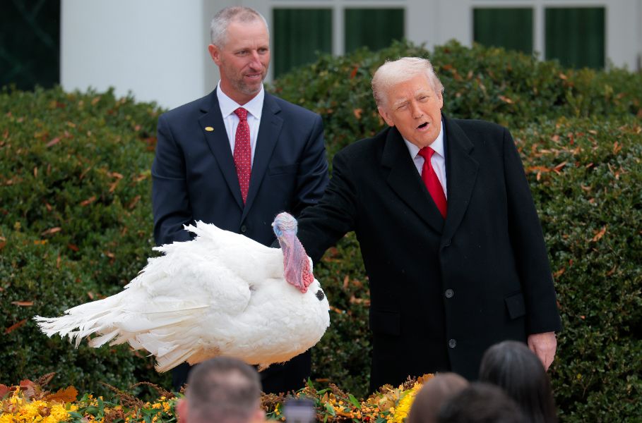 <p>Тръмп помилва пуйки, но не пощади политическите си опоненти.</p>