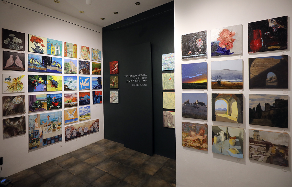 <p>Традиционната годишна изложба за живопис ФОРМАТ 30/30</p>