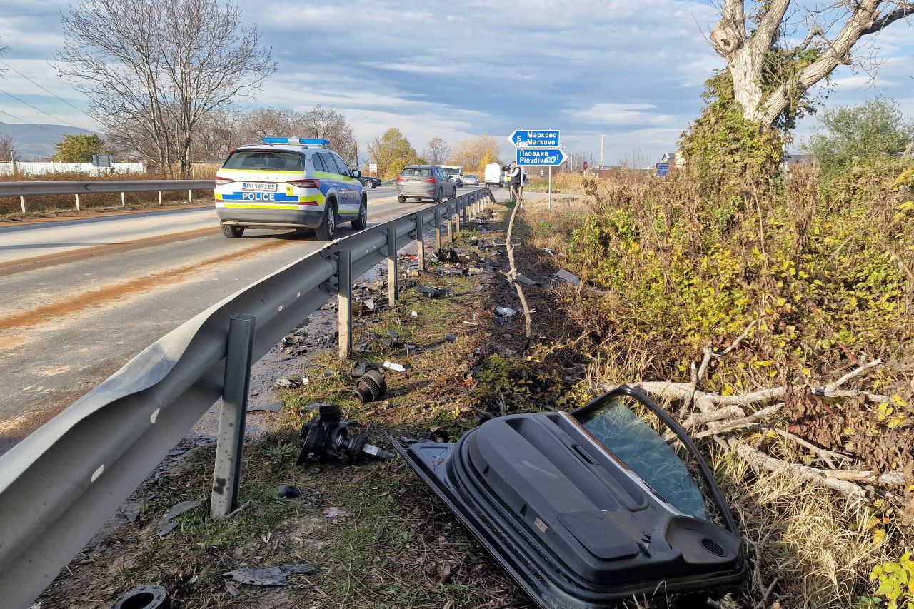 Задържаният за катастрофата с три жертви край Пловдив има десетки нарушения на пътя