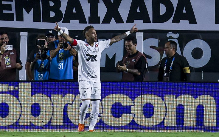 Контузеният Неймар с гол и асистенция при важна победа на Сантос