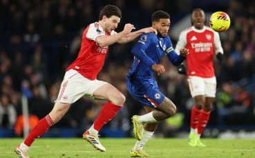 В СНИМКИ: Дербито между Челси и Арсенал предложи много битка, но не и победител