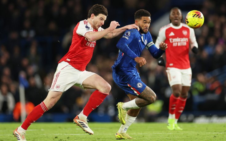 В СНИМКИ: Дербито между Челси и Арсенал предложи много битка, но не и победител