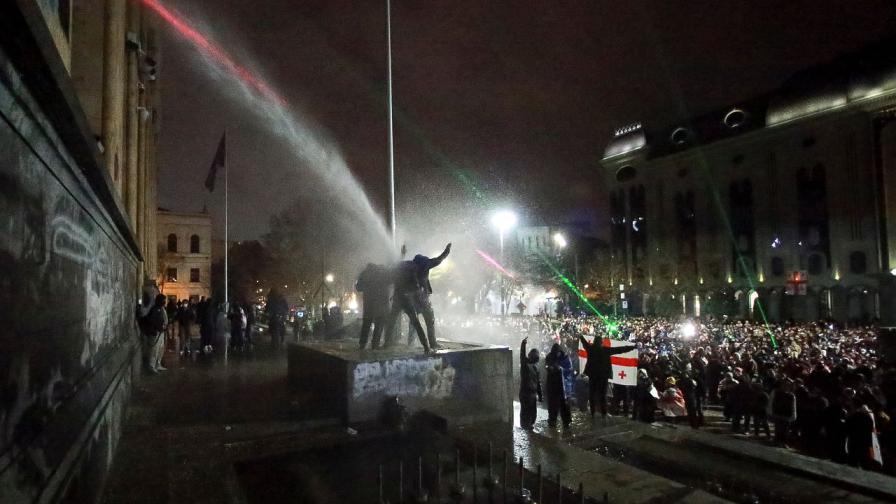 Протест в столицата на Грузия, Тбилиси