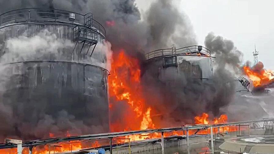 Украински дрон запали нефтохранилище в Тамбовска област