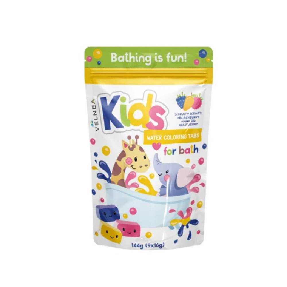 VELNEA KIDS Оцветяващи таблетки за вана