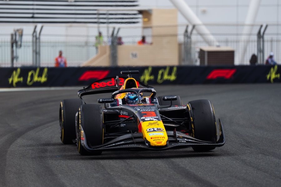 Никола Цолов по време на свободната тренировка преди Гран при1