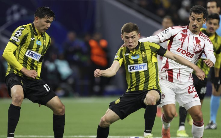 Олимпиакос надви Кайрат за първа победа в Шампионска лига