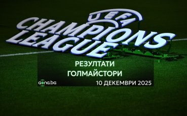 Всички резултати и голмайстори от Шампионска лига
