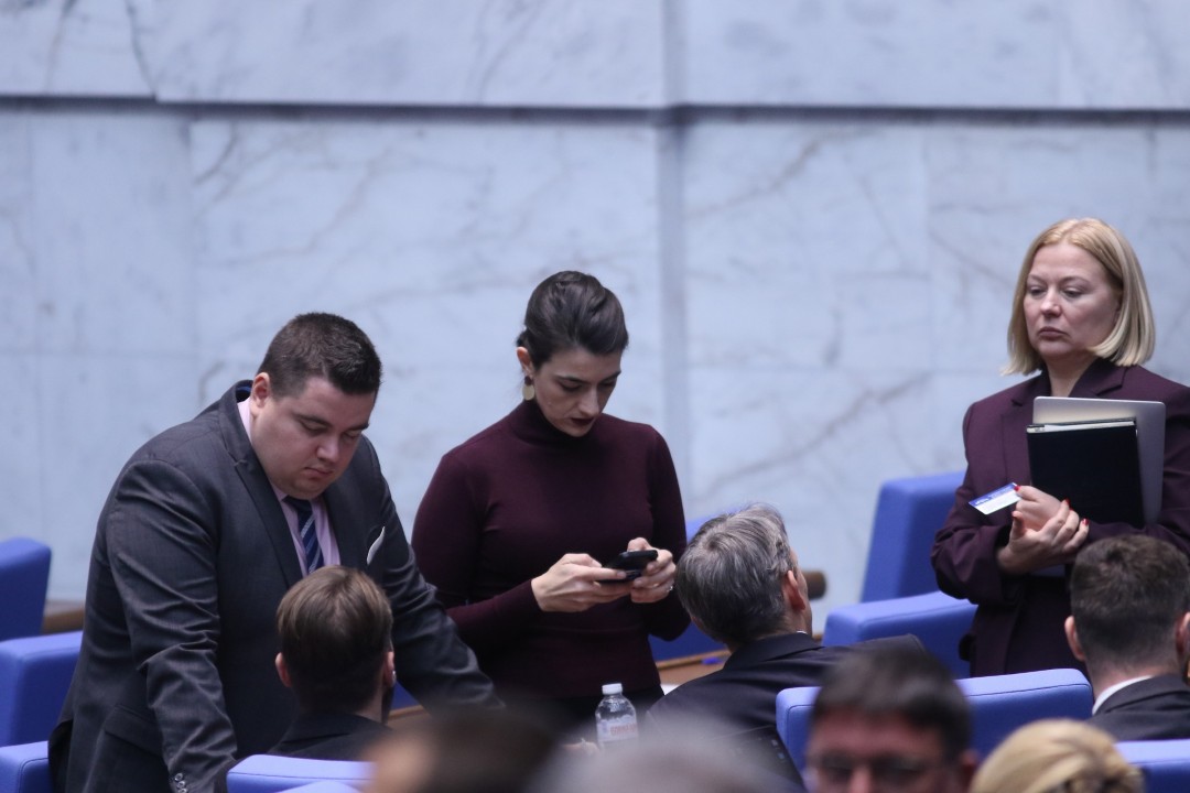 <p>Гласуването на вота на недоверие срещу кабинета "Желязков".</p>